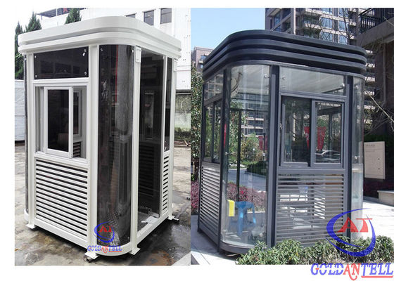 1500x2400mm Or Customized Security Guard House Earthquake Proof Grade 8.3 Gross Weight 320KG to 550KG Depend On Size Guard Booth