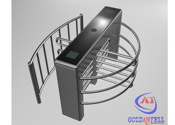 Single Access Fingerprint Automatic Full Height Turnstile With LED Indicator Light
