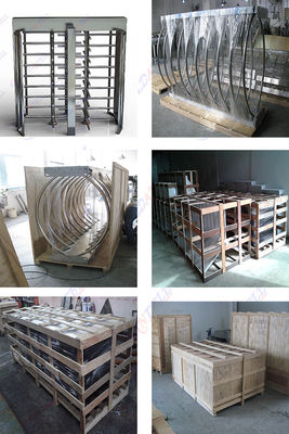 316 / 304 Stainless Steel Access Full Height Turnstile For Prison , Bank , Construction Site