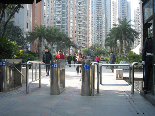 Electronic Access Control Rfid Turnstile Barrier With Smart Card