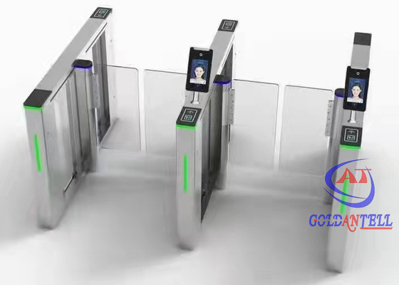 Buzzer Alarm Fastlane Turnstiles Brushless Servo Motor Fingerprint Scanner For Office