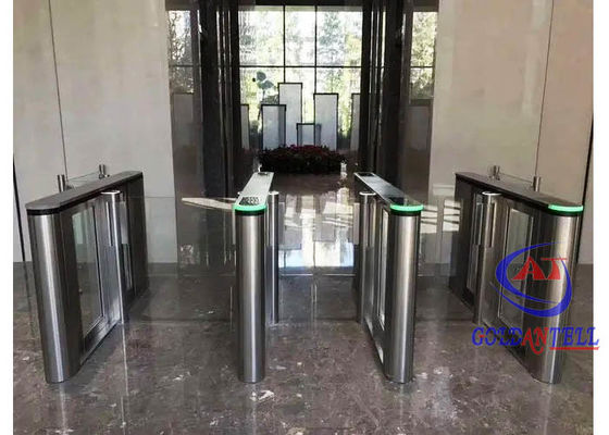 Portable Swing Barrier Gate Facial Recognition QR Code RFID Access Control System