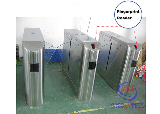 CE certificate bidirectional full automatic stainless steel fingerprint access control turnstile