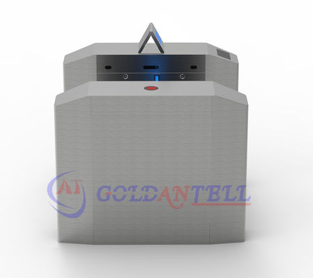 Stainless Steel Flap Barrier Gate 550-600mm Passage with ESD Tester