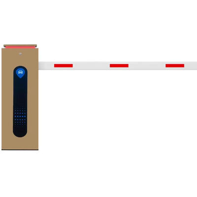 3-6 Meter Rail Length Cold Rolled Mild Steel Foldable Rod Parking Barrier Boom Barrier for Automatic Vehicle Access