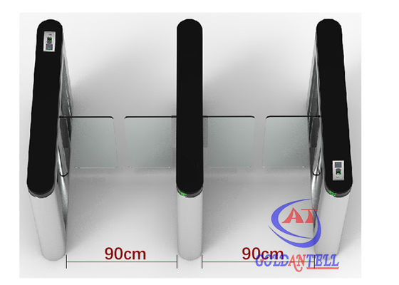 Wide Lane Pedestrian Swing Gate , Automatic DC Entrance Barrier Gate Office Building