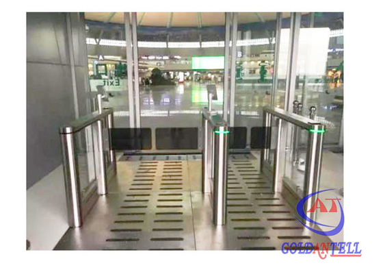 Automatic Access Control System face recognition temperature indicator turnstile