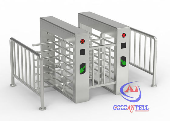 SS316 RS485 Biometric Pedestrian Turnstile Gate For Airport