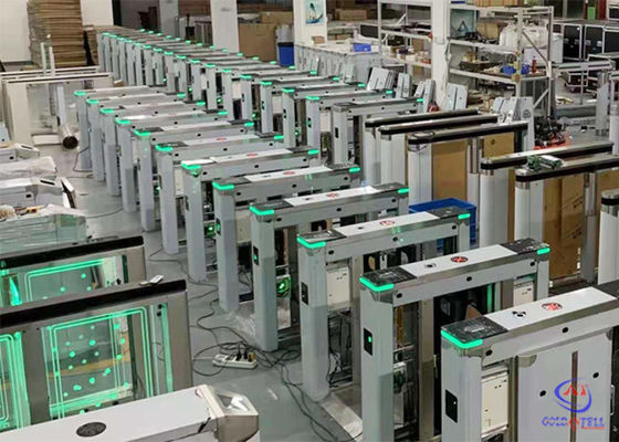 RFID QR Barcode Swing Gate Turnstile Face Recognition For Hotels