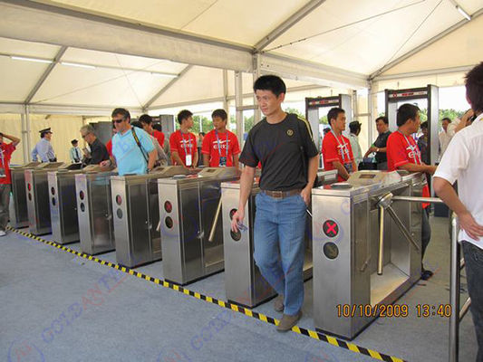 3 Million Times Automatic Systems Turnstiles , Durable Security Access Gates