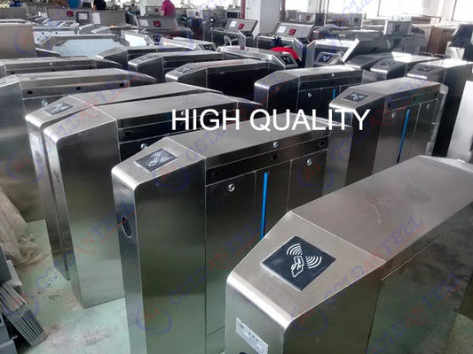 IC / ID Card RFID Turnstile Access Control Automatic Flap Barrier Gate