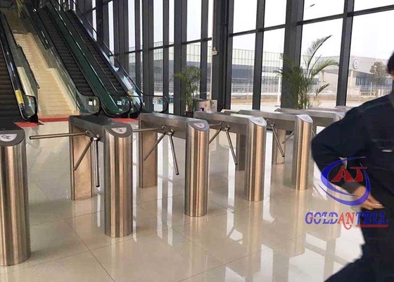 एसएस 304/316 3 बटन/कार्ड/रिमोट कंट्रोल ऑपरेशन मोड के साथ रोलिंग टर्नस्टाइल