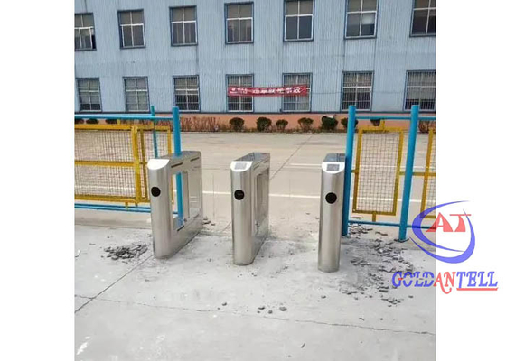 आउटडोर इवेंट एफसीसी स्विंग गेट टर्नस्टाइल पूर्ण स्वचालित 316 स्टेनलेस स्टील
