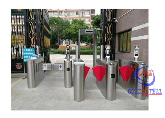 लोग काउंटर स्लाइडिंग टर्नस्टाइल गेट क्यूआर कोड प्रवेश लॉबी के लिए टर्नस्टाइल