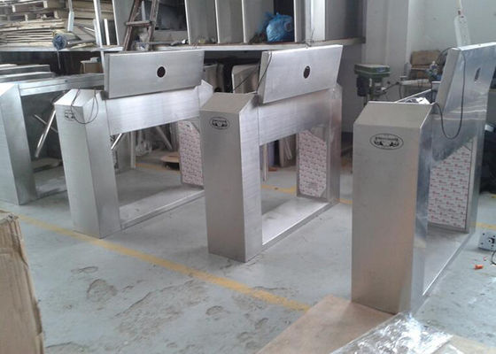Pedestrian RS485 Security Barcode / Qr Code Scanner Turnstile For Tourist Area , Museum , Cinema Entrance