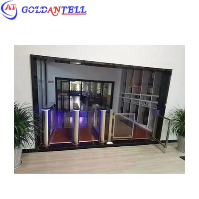304/316 इनडोर और आउटडोर एक्सेस कंट्रोल के लिए स्टेनलेस स्टील ऑटोमैटिक टर्नस्टाइल गेट