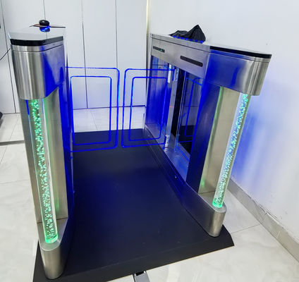 High Speed Pedestrian Facial Recognition System Fast Speed Turnstile Gate Etrance & Exit Access