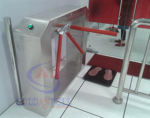 Stainless Steel 304 ESD Turnstile Gate with 24 Months Warranty and 1200*280*1000 mm Dimensions