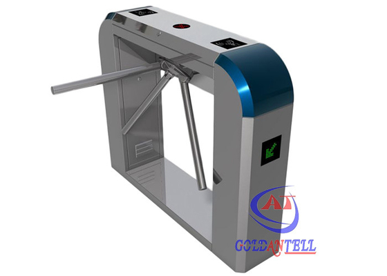 सिल्वर कलर TTripod टर्नस्टाइल गेट SUS सिक्योरिटी थ्री मेटल रॉड्स 110 ~ 240 V AC
