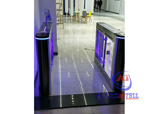 फेस रिकग्निशन ग्लास फ्लैप 2.2 मी स्विंग बैरियर गेट