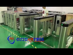 दोहरी फिंगरप्रिंट कार्ड रीडर के साथ GAT-686 स्विंग टर्नस्टाइल