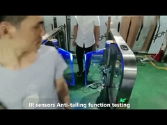 GAT-621 स्लिम डिजाइन क्यूआर कोड एनएफसी कार्ड पास नियंत्रण पैदल यात्री गति गेट आरएफआईडी तेजी से जिम के लिए