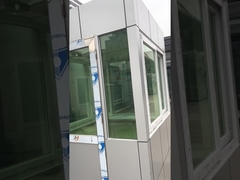 GT5- एकल कक्ष रंग स्टील संरचनाएं आउटडोर प्रीफैब गार्ड हाउस सुरक्षा आउटडोर सुरक्षा बूथ