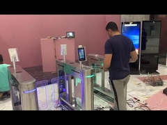 GAT-660 आरएफआईडी कार्ड रीडर स्विंग बैरियर गेट चेहरे रीडर के साथ