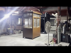 अनुकूलन योग्य डिजाइन और रंग के साथ रंग स्टील पूर्ण रूप से सुसज्जित एकीकृत टिकट बूथ