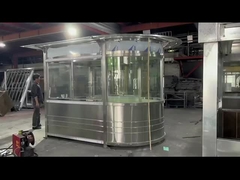 GT89 स्टेनलेस स्टील टिकट हाउस/गार्ड बूथ