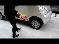 L1 चोरी प्रतिरोधी आघात प्रतिरोधी समायोज्य 8 छेद 48 सेमी कार पहिया क्लैंप लॉक