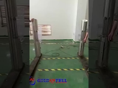 GAT-611 कार्यालय हवाई अड्डे के लिए स्वचालित बेलनाकार चेहरे की पहचान टर्नस्टाइल