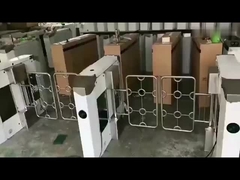 GAT-603 स्टेनलेस स्टील जलरोधक दोहरी लेन स्विंग बाधा टर्नस्टाइल विरोधी टक्कर