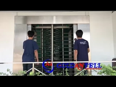 GAT-503 डबल चैनल फुल हाइट टर्नस्टाइल फिंगरप्रिंट रीडर सिस्टम के साथ