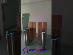 GAT-632 उच्च सुरक्षा स्टेनलेस स्टील स्लाइडिंग बाधा गेट सुरक्षा दरवाजा तंत्र फिंगरप्रिंट