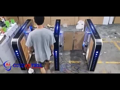 आधुनिक डिजाइन वाटरपार्क सुरक्षा पैदल यात्री टर्नस्टाइल गेट एंटी-टेलिंग