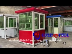 लंबे जीवन आउटडोर सुरक्षा गार्ड बूथ टिकट कार्यालय के लिए पार्किंग स्थल चौकी पोस्ट