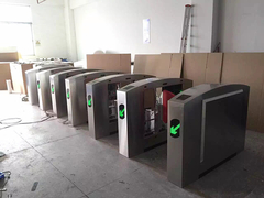 GAT-221 द्विदिशात्मक आधा ऊंचाई फ्लैप सुरक्षा टर्नस्टाइल दरवाजा एक्सेस कार्ड रीडर