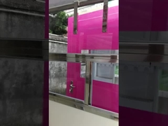 जीएटी-जीटी9 लचीला लेआउट स्टेनलेस स्टील 40 फीट प्रीफैब सुरक्षा कियोस्क हाउस