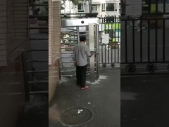 कार्ड रीडर या मल्टी एक्सेस कंट्रोल सिस्टम के साथ इनडोर/आउटडोर फुल हाइट टर्नस्टाइल गेट